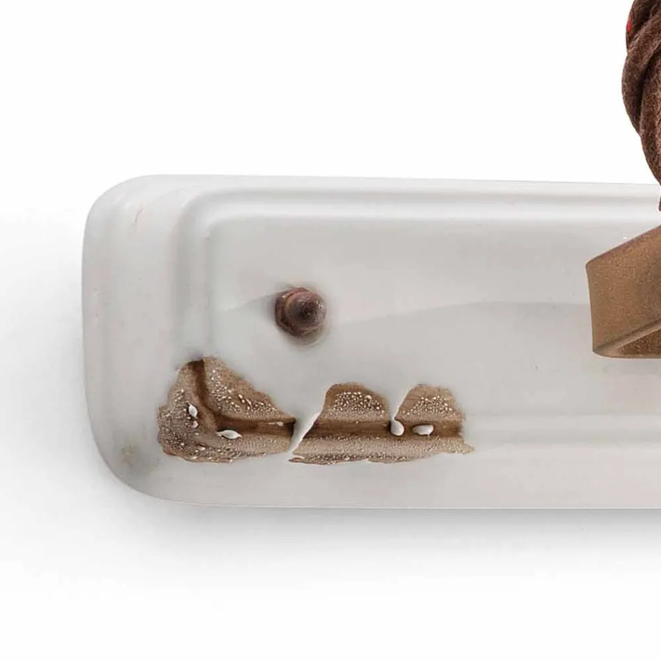 Applique zwei Scheinwerfer Amelia Ferroluce Handwerk Viadurini