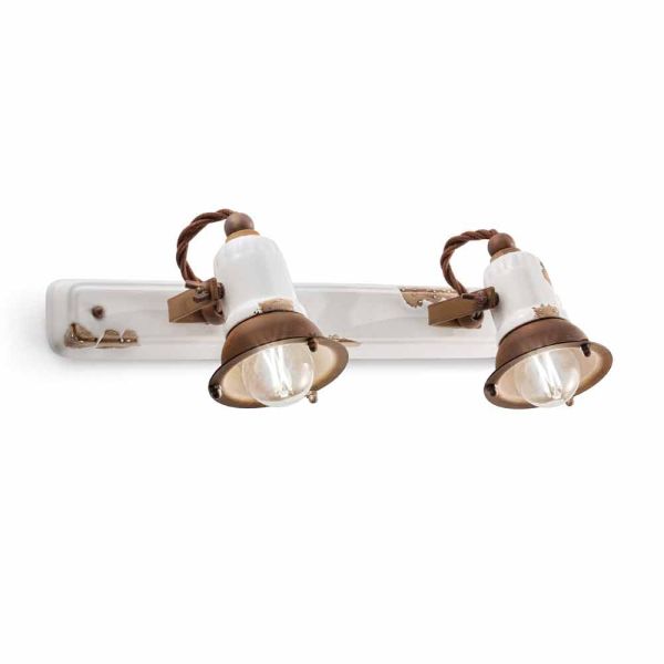 Wandlampe 2-strahler verstellbar amelia ferroluce
