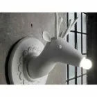 Wandapplikation in Mattweiß Keramik Modernes Design in Cervo - Memento Viadurini