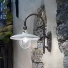 Wandleuchte aus Aluminium und handbemaltem klassischem Design - Campobasso Viadurini