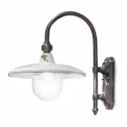 Wandleuchte aus Aluminium und handbemaltem klassischem Design - Campobasso Viadurini