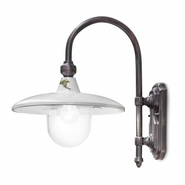 Wandleuchte aus aluminium und handbemaltem klassischem design - campobasso