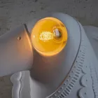 Wandleuchte in mattweißer Keramik Modernes italienisches Design - Tucano Viadurini