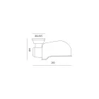 Handgefertigte toskanische Majolika-Wandleuchte Made in Italy - Toscot Bistro Viadurini