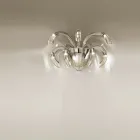 Handwerkliche Wandlampe aus venezianischem Glas und Metall Made in Italy - Jason Viadurini