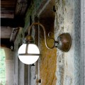 Wandlampe aus Messing und Glas Cimosa von Aldo Bernardi