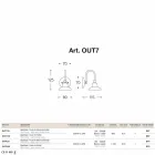 Einbauaußen 1 Giulietta Sprint kleinen Licht Viadurini