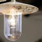 Klassische handbemalte und dekorierte Außenwandleuchte aus Aluminium - Genua Viadurini