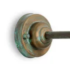 Außenwandleuchte aus Messing, Opalglas und Schutzart IP44, hergestellt in Italien – Drago Viadurini