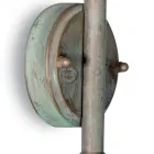 Elfico Außenwandleuchte aus Messing, Klarglas und Schutzart IP44 Viadurini