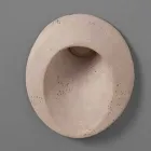 Ovale Außenwandleuchte aus farbigem Terrakotta Oval - Toscot Viadurini