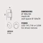 Ovale Außenwandleuchte aus farbigem Terrakotta Oval - Toscot Viadurini