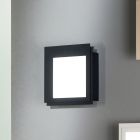 LED-Wandleuchte aus Metall mit Acryl-Diffusor - Giovanni Viadurini