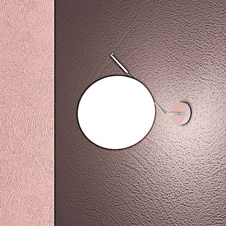 Mundgeblasene Wandleuchte aus venezianischem Glas - Schnee Viadurini