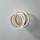 Wandlampe aus goldfarbenem Metall Modernes Design Schlafzimmer - Point Viadurini