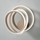 Wandlampe aus goldfarbenem Metall Modernes Design Schlafzimmer - Point Viadurini