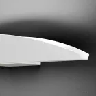 Wandleuchte aus recycelbarem Aluminium in verschiedenen Farben - Mila Viadurini