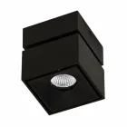 Dekorative LED-Wandleuchte aus weißem oder schwarzem Aluminium für den Innenbereich - Vernon Viadurini