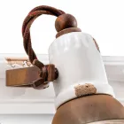 Appliqueentwurf und drei Strahler Keramik und Metall Lacey Viadurini