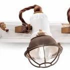 Appliqueentwurf und drei Strahler Keramik und Metall Lacey Viadurini