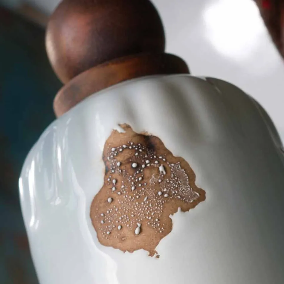 Appliqueentwurf und drei Strahler Keramik und Metall Lacey Viadurini