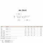 Lampen werfen antiken Messing und Glas Allegro Viadurini