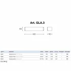 Wandsteinzeug Keramik weiß Glamour Aldo Bernardi Viadurini