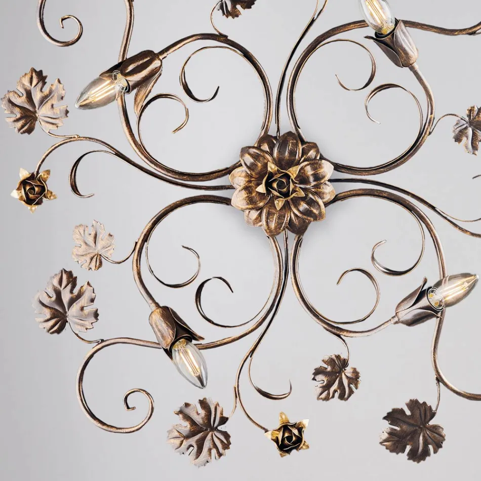 LED-Wandleuchte aus verchromtem Metall für elegante und funktionale Beleuchtung – Fiore Viadurini