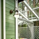 Messing Wand und mundgeblasenem Glas Loggia Viadurini