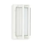 Vintage-Wandleuchte aus Messing, E27-Fassung, stimmungsvolles Licht, hergestellt in Italien – Kristall Viadurini