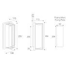 Vintage-Wandleuchte aus Messing, E27-Fassung, stimmungsvolles Licht, hergestellt in Italien – Kristall Viadurini