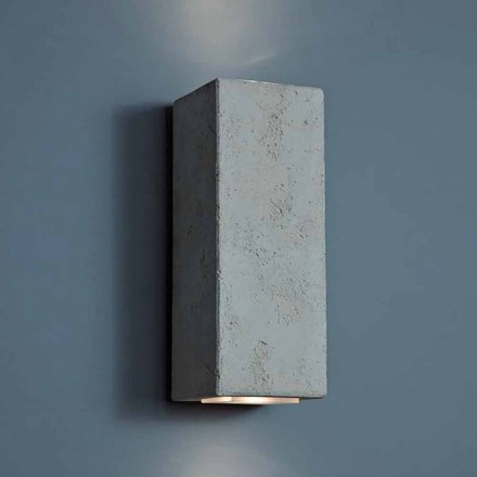 LED-Außenwandleuchte Smith-Toscot im Steingut-Design H 24 cm Viadurini