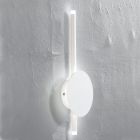LED-Wandleuchte im modernen Design aus Metall in Weiß, Schwarz oder Gold - Hand Viadurini