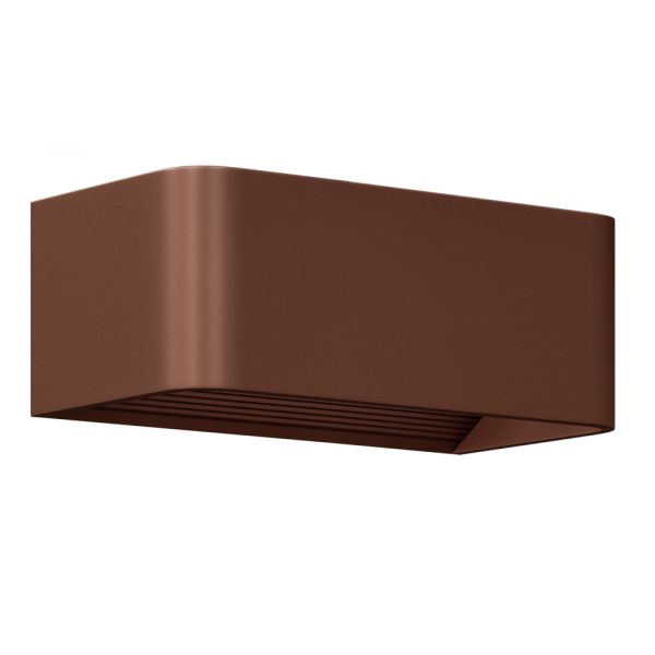 Led-wandleuchte für den innenbereich in weiß, schwarz oder corten-aluminium - renella