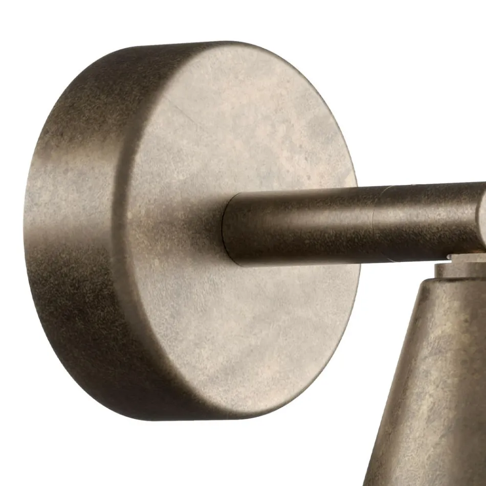 Außenwandleuchte aus Eisen und Glas, hergestellt in Italien – Cloudy Viadurini