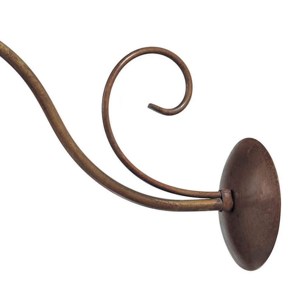 Wandapplikationen aus Messing, Kupfer und Glas in Italien – Chiocciola Viadurini