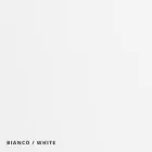 Wand- oder Deckenleuchte aus Aluminium, Metall und weißem Glas - Luma Viadurini