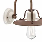 Applikationen industriellen Stil Metall und Keramik Ferroluce Viadurini