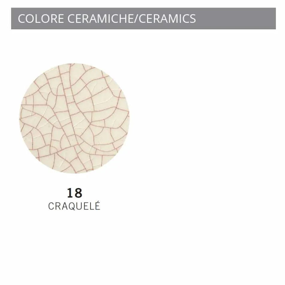 Applikationen industriellen Stil Metall und Keramik Ferroluce Viadurini