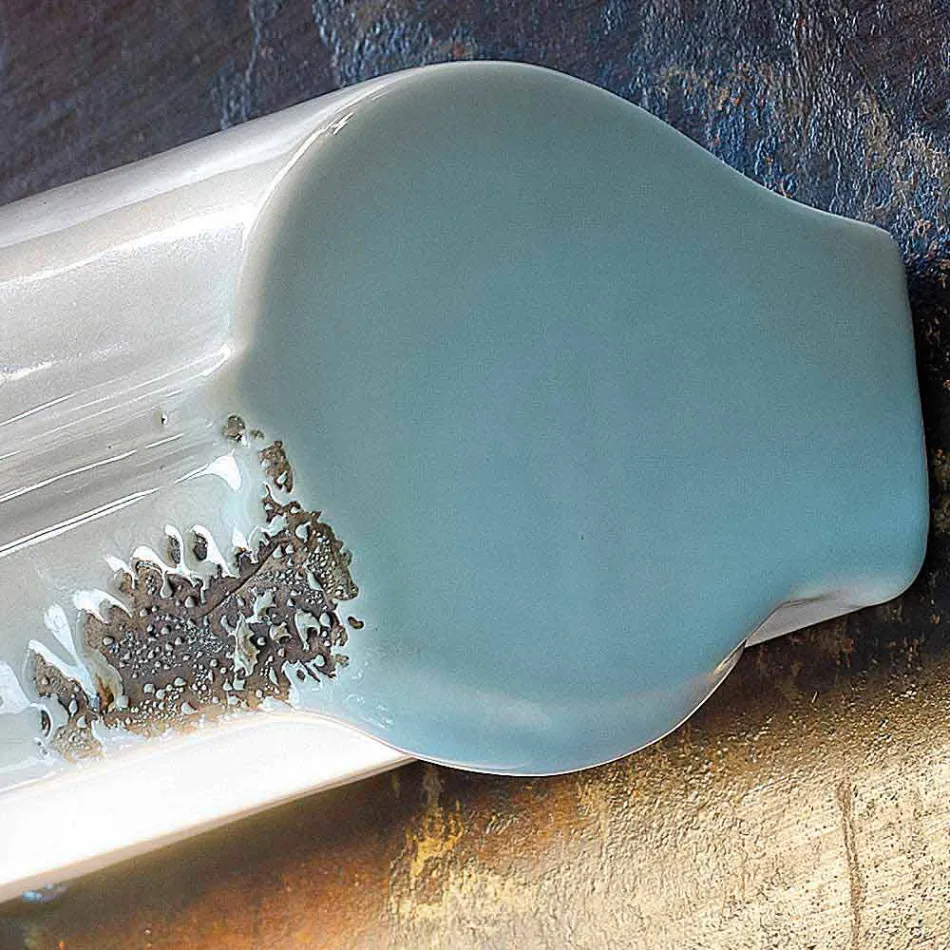 Vintage-Applikation Handwerk poliert Keramik Ethel Ferroluce Viadurini