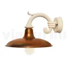 Vintage-Gartenapplikation aus Aluminium und Messing, hergestellt in Italien – Adela Viadurini