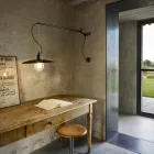 Vintage Messing Wandlampe mit beweglichem Arm - Meridiana Aldo Bernardi Viadurini