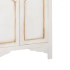 Kleiderschrank aus patiniertem weißem Holz mit 2 Türen, hergestellt in Italien – Agni Viadurini