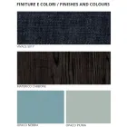 Schlafzimmermöbel mit 7 Elementen Modern Style Made in Italy - Polynesien Viadurini