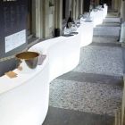 Modularer Bartresen Slide Snack Heller weißer Balken hergestellt in Italien Viadurini
