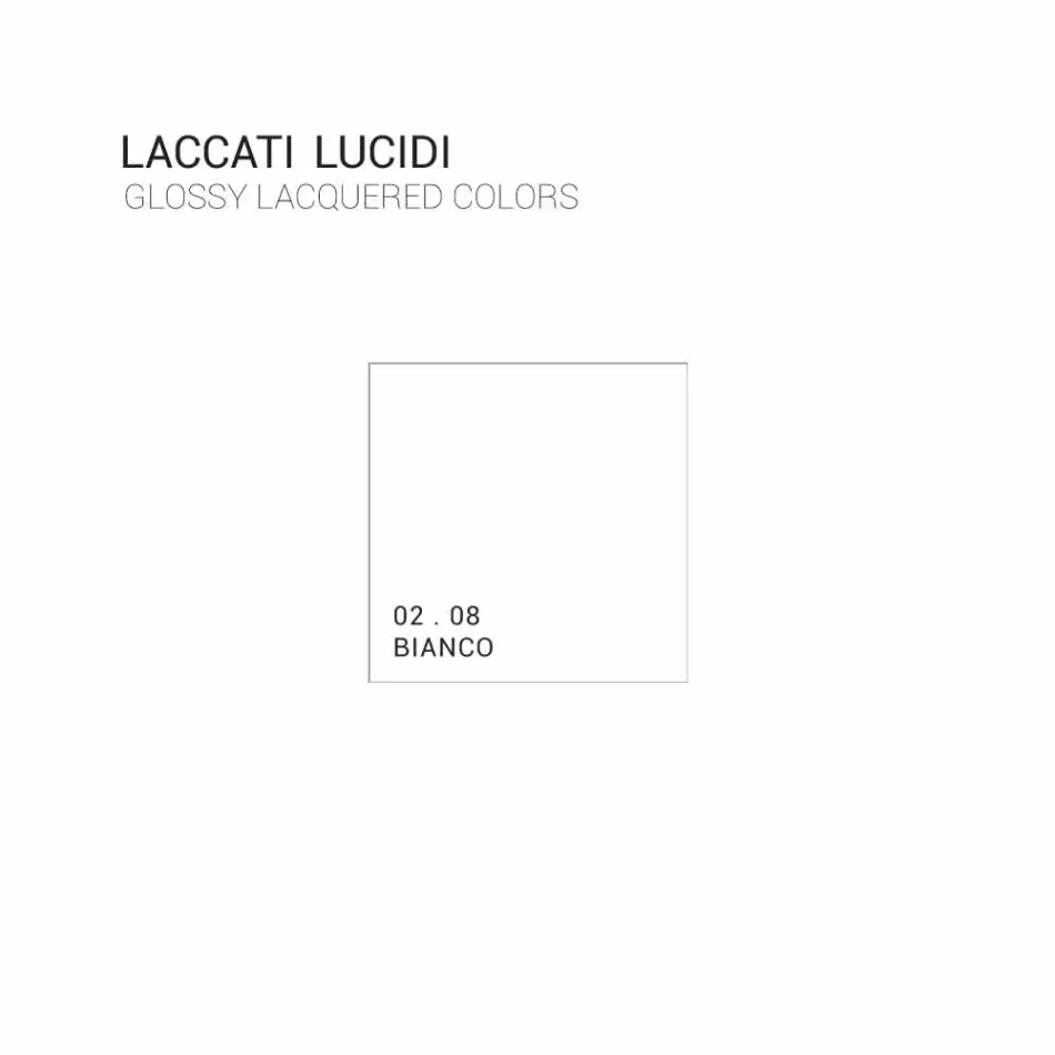 Modernes Design Hängesockel 85x55x55cm Arya lackiertes Holz Viadurini