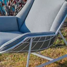 Bergere Gartensessel Varaschin Sommer Set in modernem Design Viadurini