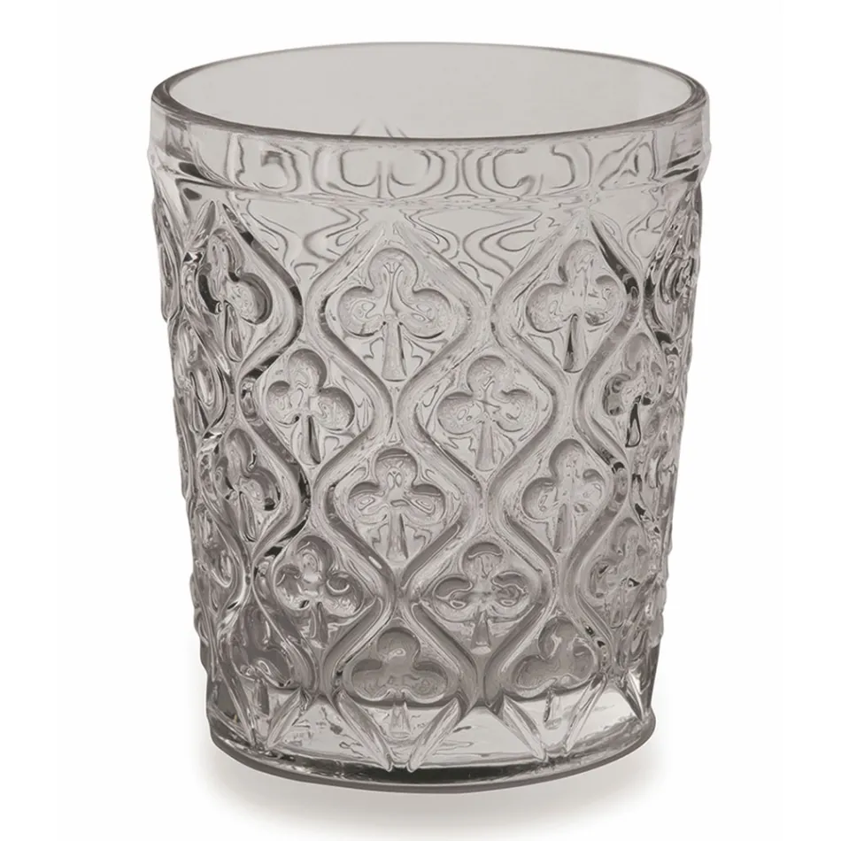 Farbige Glaswassergläser mit Arabeskenverzierungen 12 Stück - Marokko Viadurini