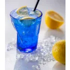 Farbige Glas Cocktailgläser 6 Stück zerknittertes Design - Sarabi Viadurini