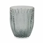 Moderne farbige Glas dekorierte Gläser, die Wasser 6 Stücke dienen - mischen Viadurini